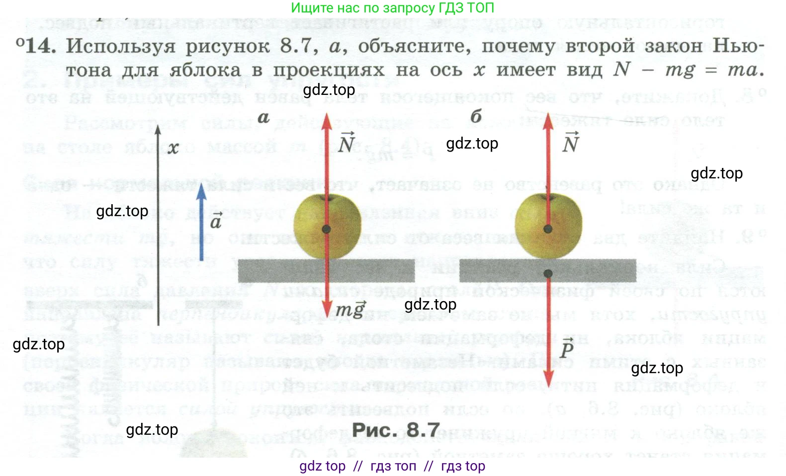 Физика, 10 класс Учебник, авторы: Генденштейн Лев Элевич, Булатова Альбина Александрова, Корнильев Игорь Николаевич, Кошкина Анжелика Васильевна, издательство Просвещение, Москва, 2019, бирюзового цвета, Часть 1, страница 88, номер 14, Условие