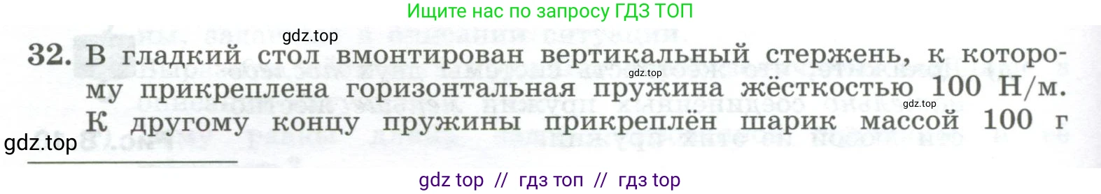 Физика, 10 класс Учебник, авторы: Генденштейн Лев Элевич, Булатова Альбина Александрова, Корнильев Игорь Николаевич, Кошкина Анжелика Васильевна, издательство Просвещение, Москва, 2019, бирюзового цвета, Часть 1, страница 92, номер 32, Условие