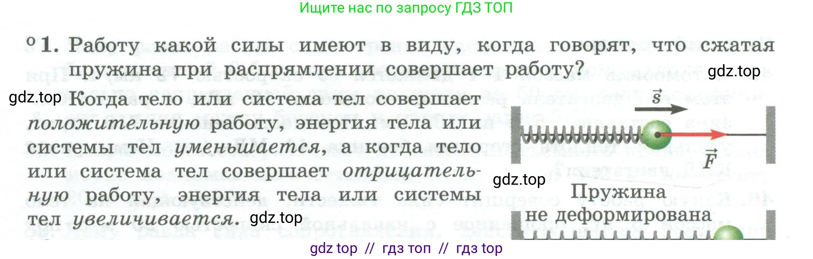 Физика, 10 класс Учебник, авторы: Генденштейн Лев Элевич, Булатова Альбина Александрова, Корнильев Игорь Николаевич, Кошкина Анжелика Васильевна, издательство Просвещение, Москва, 2019, бирюзового цвета, Часть 1, страница 168, номер 1, Условие