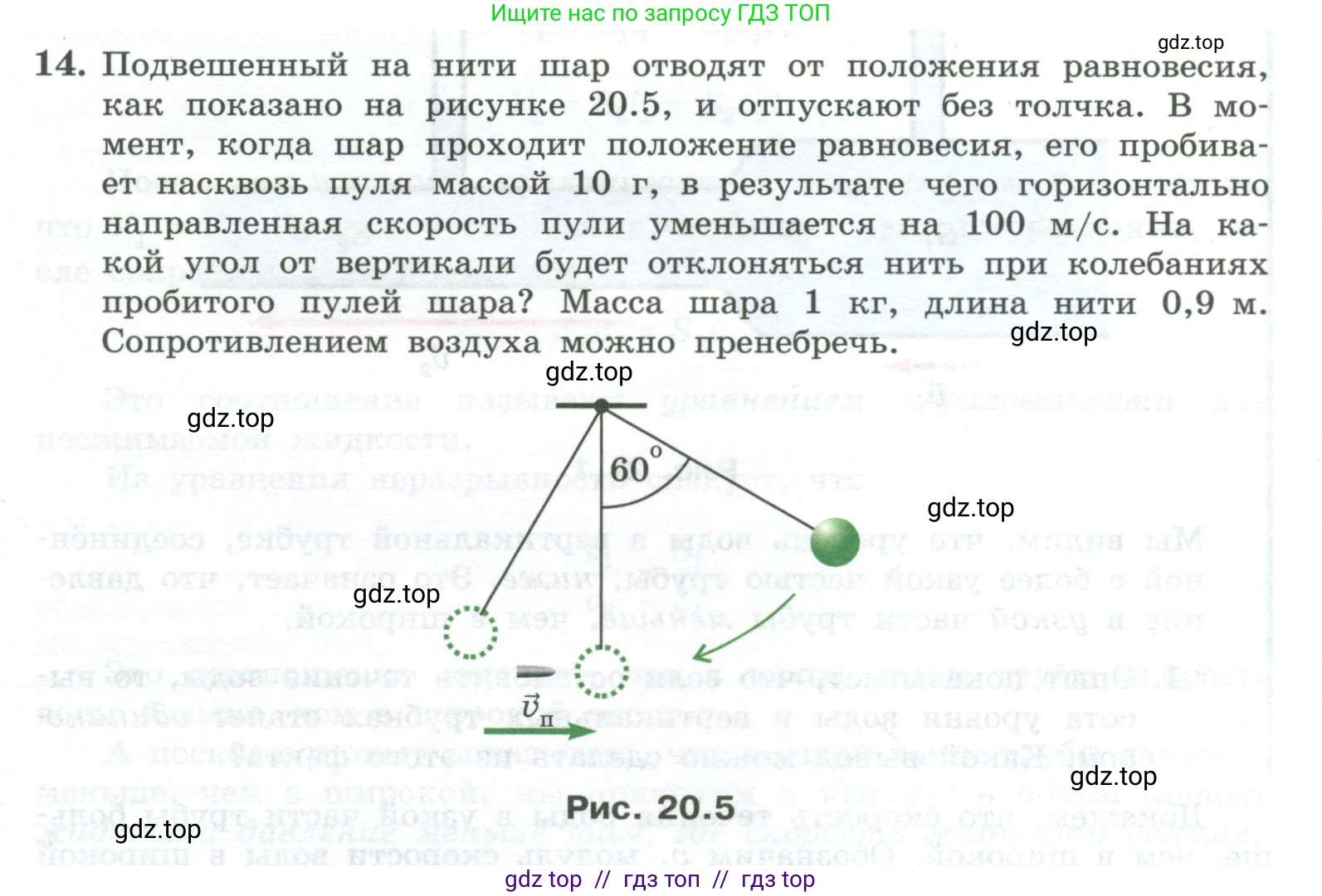 Физика, 10 класс Учебник, авторы: Генденштейн Лев Элевич, Булатова Альбина Александрова, Корнильев Игорь Николаевич, Кошкина Анжелика Васильевна, издательство Просвещение, Москва, 2019, бирюзового цвета, Часть 1, страница 201, номер 14, Условие