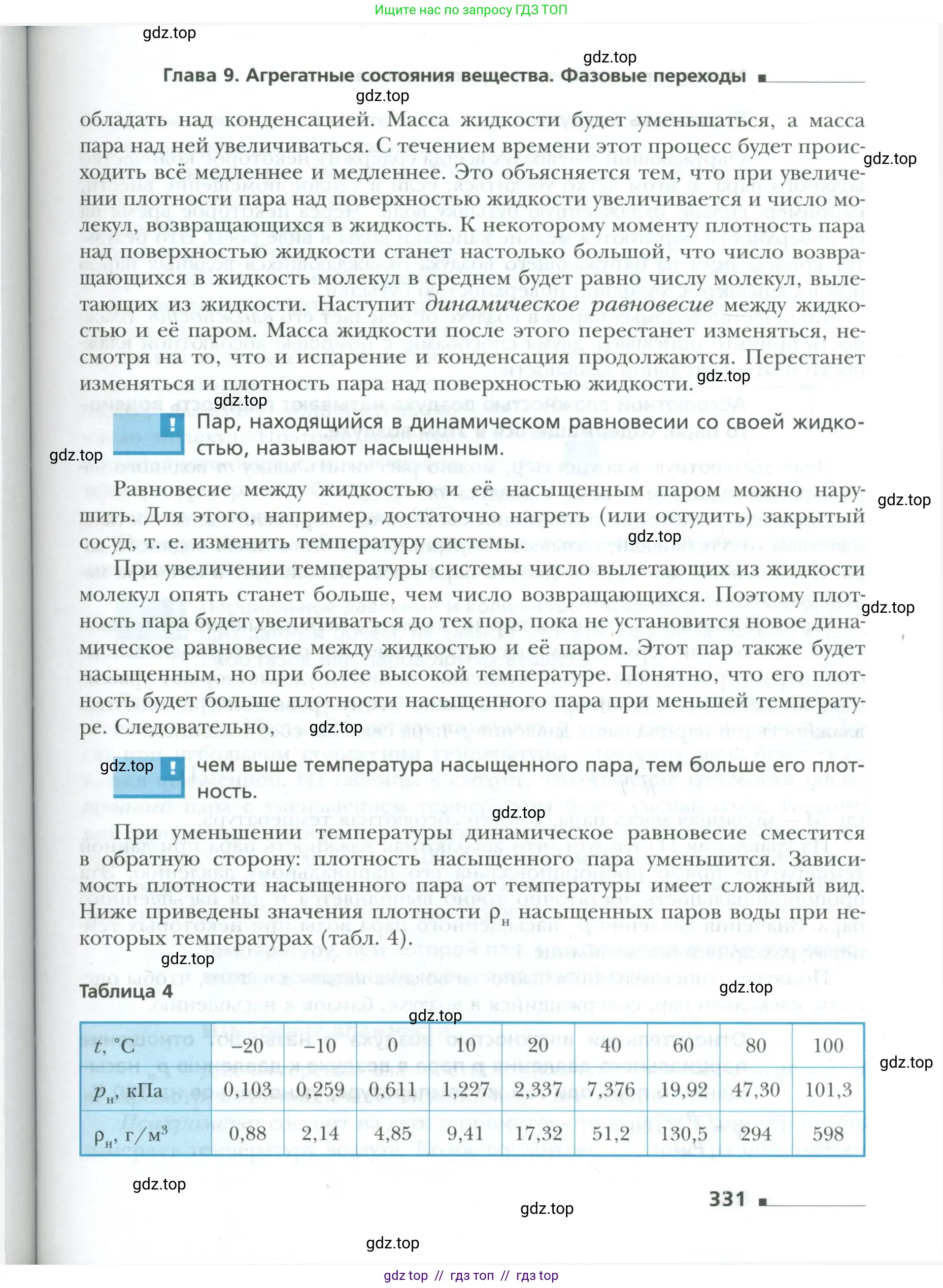 Физика, 10 класс Учебник, авторы: Грачев Александр Васильевич, Погожев Владимир Александрович, Салецкий Александр Михайлович, Боков Павел Юрьевич, издательство Просвещение, Москва, 2011, бирюзового цвета, страница 331
