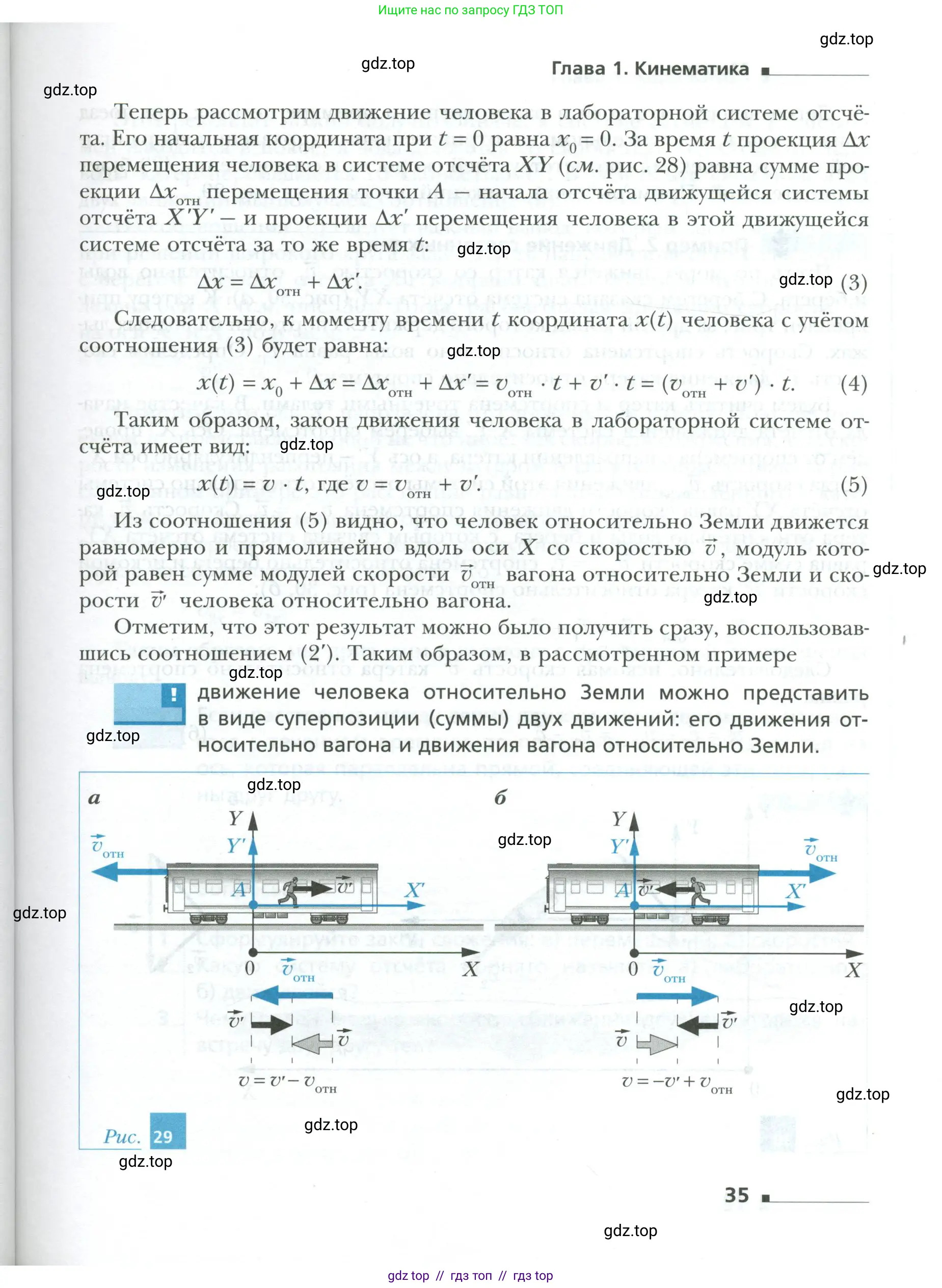 Физика, 10 класс Учебник, авторы: Грачев Александр Васильевич, Погожев Владимир Александрович, Салецкий Александр Михайлович, Боков Павел Юрьевич, издательство Просвещение, Москва, 2011, бирюзового цвета, страница 35
