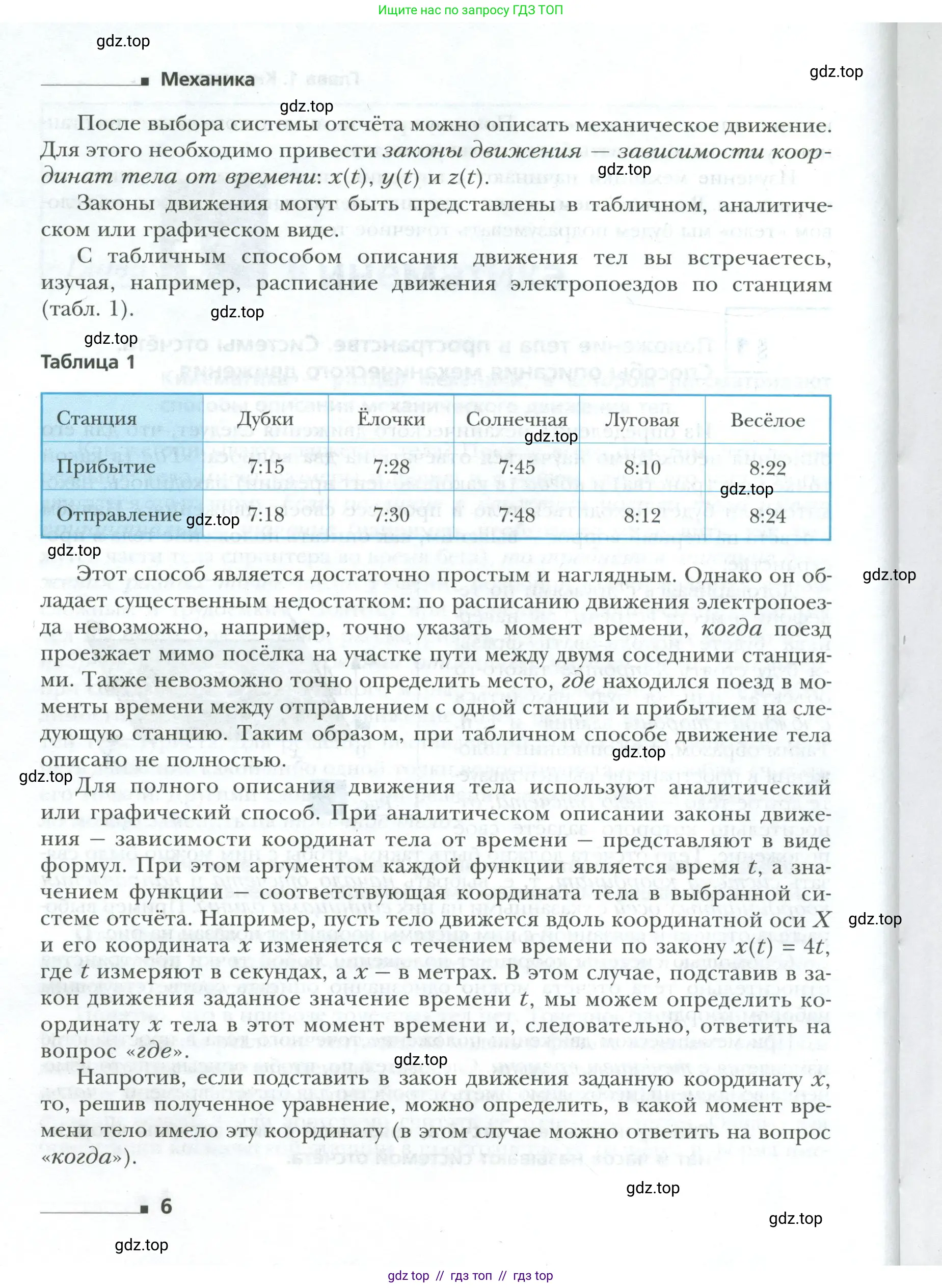 Физика, 10 класс Учебник, авторы: Грачев Александр Васильевич, Погожев Владимир Александрович, Салецкий Александр Михайлович, Боков Павел Юрьевич, издательство Просвещение, Москва, 2011, бирюзового цвета, страница 6