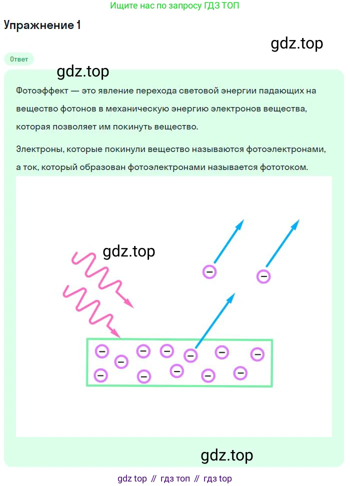 Физика, 10-11 класс Сборник задач, автор: Громцева Ольга Ильинична, издательство Экзамен, Москва, 2018, белого цвета, страница 182, номер 1, Решение