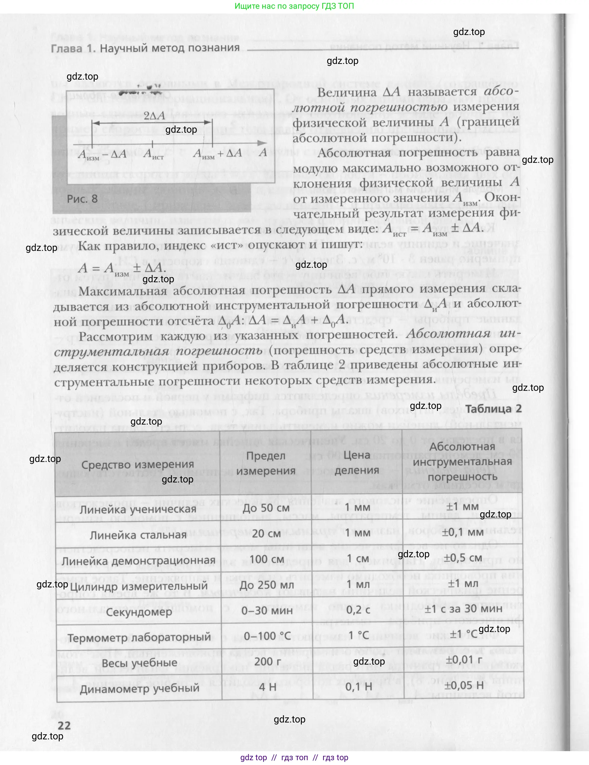 Физика, 10 класс Учебник, авторы: Хижнякова Людмила Степановна, Синявина Анна Афанасьевна, Холина Светлана Александровна, Кудрявцев Василий Владимирович, издательство Вентана-граф, Москва, 2014, страница 22