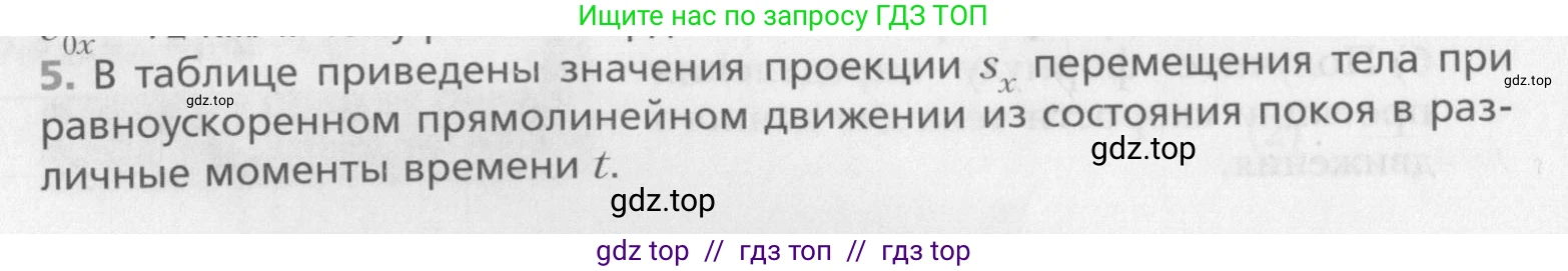 Физика, 10 класс Учебник, авторы: Хижнякова Людмила Степановна, Синявина Анна Афанасьевна, Холина Светлана Александровна, Кудрявцев Василий Владимирович, издательство Вентана-граф, Москва, 2014, страница 52, номер 5, Условие