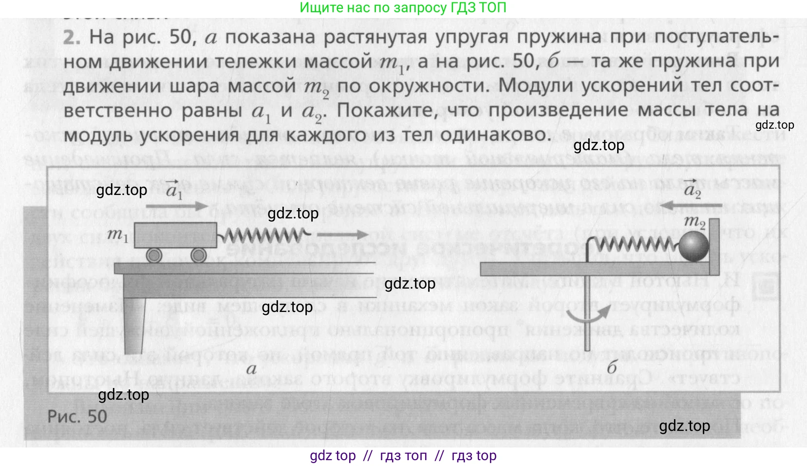 Физика, 10 класс Учебник, авторы: Хижнякова Людмила Степановна, Синявина Анна Афанасьевна, Холина Светлана Александровна, Кудрявцев Василий Владимирович, издательство Вентана-граф, Москва, 2014, страница 74, номер 2, Условие