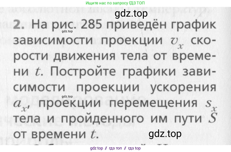 Физика, 10 класс Учебник, авторы: Хижнякова Людмила Степановна, Синявина Анна Афанасьевна, Холина Светлана Александровна, Кудрявцев Василий Владимирович, издательство Вентана-граф, Москва, 2014, страница 378, номер 2, Условие