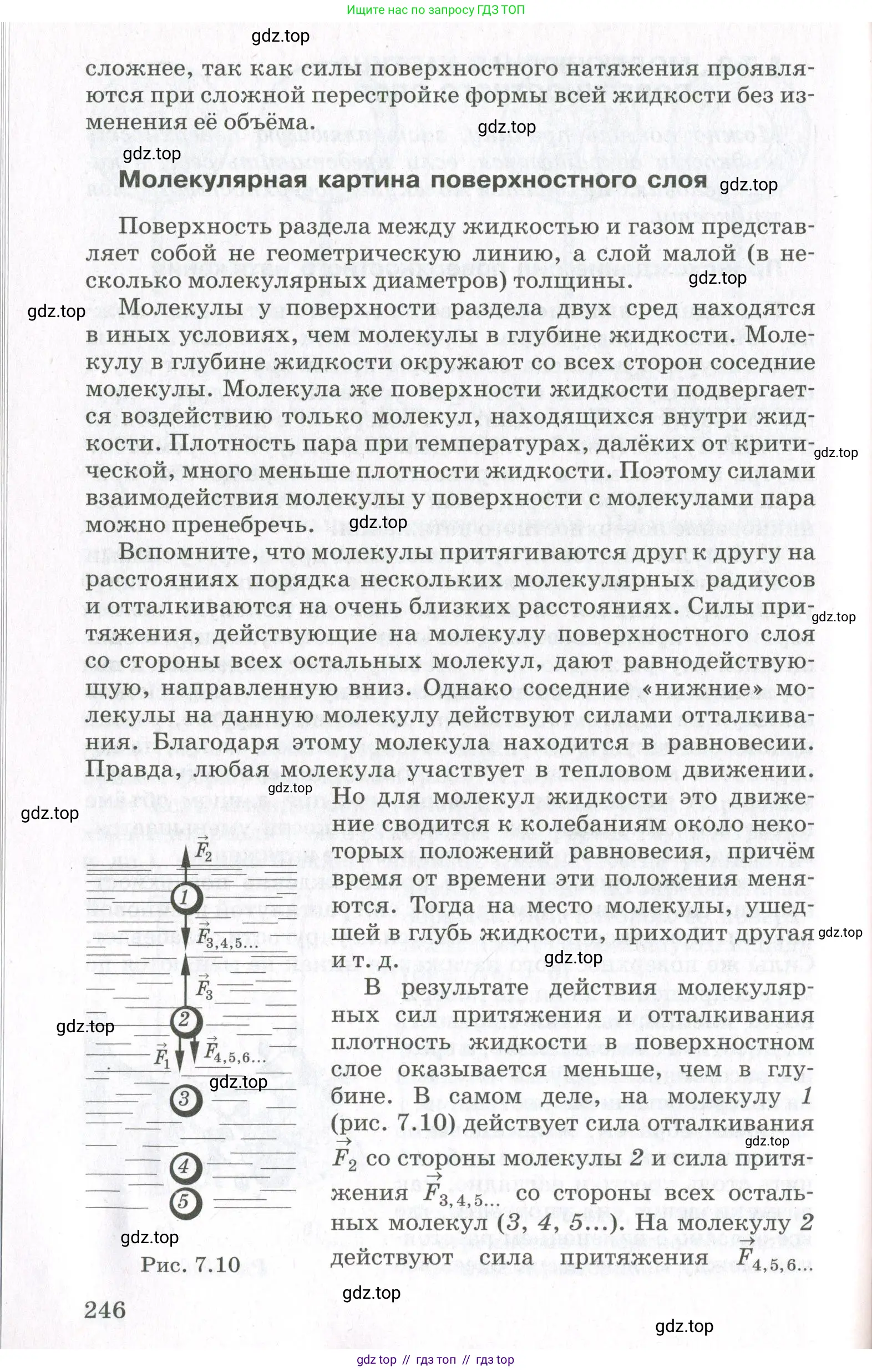 Физика, 10 класс Учебник, авторы: Мякишев Генадий Яковлевич, Синяков Арон Залманович, издательство Просвещение, Москва, 2021, зелёного цвета, страница 246