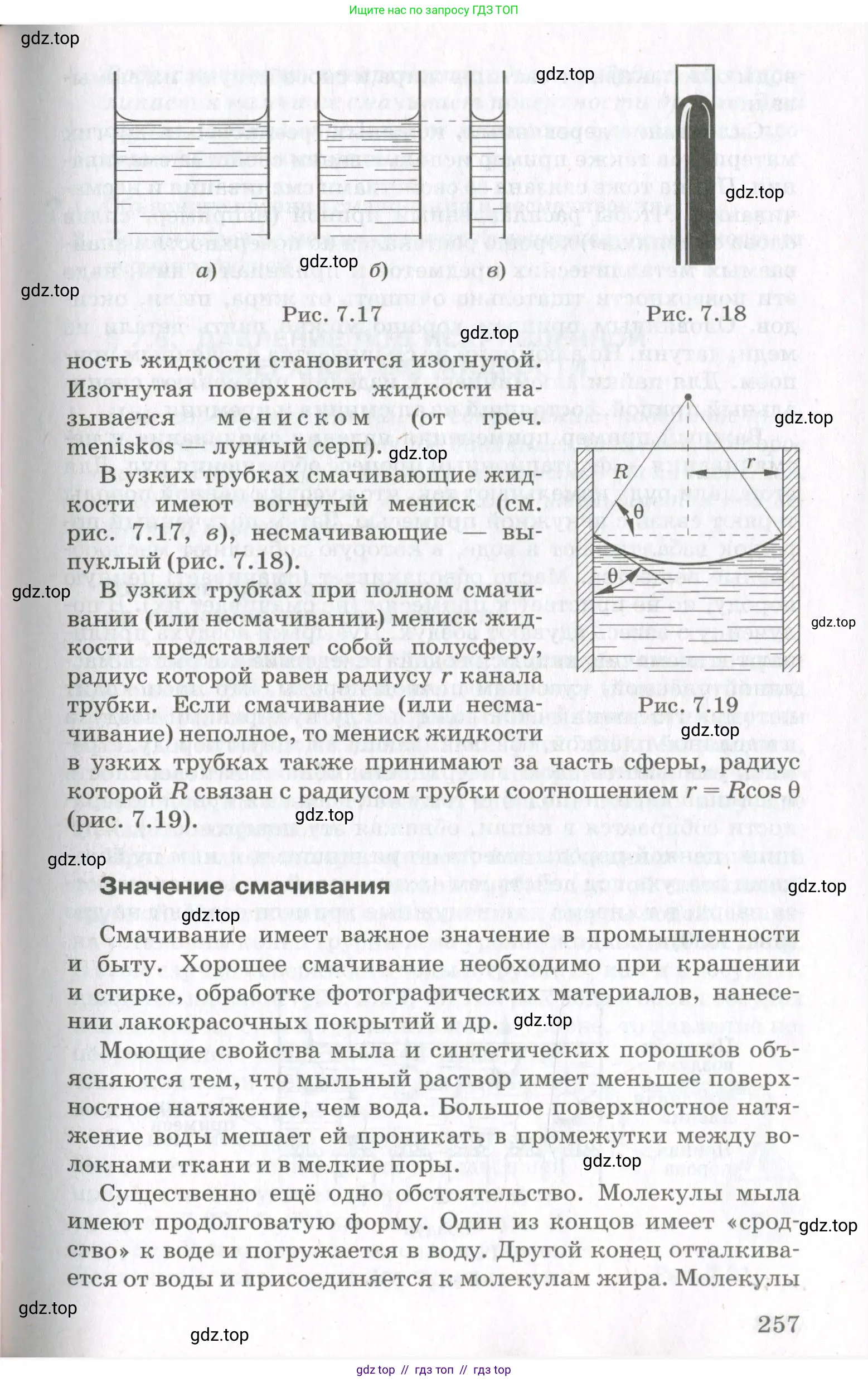 Физика, 10 класс Учебник, авторы: Мякишев Генадий Яковлевич, Синяков Арон Залманович, издательство Просвещение, Москва, 2021, зелёного цвета, страница 257
