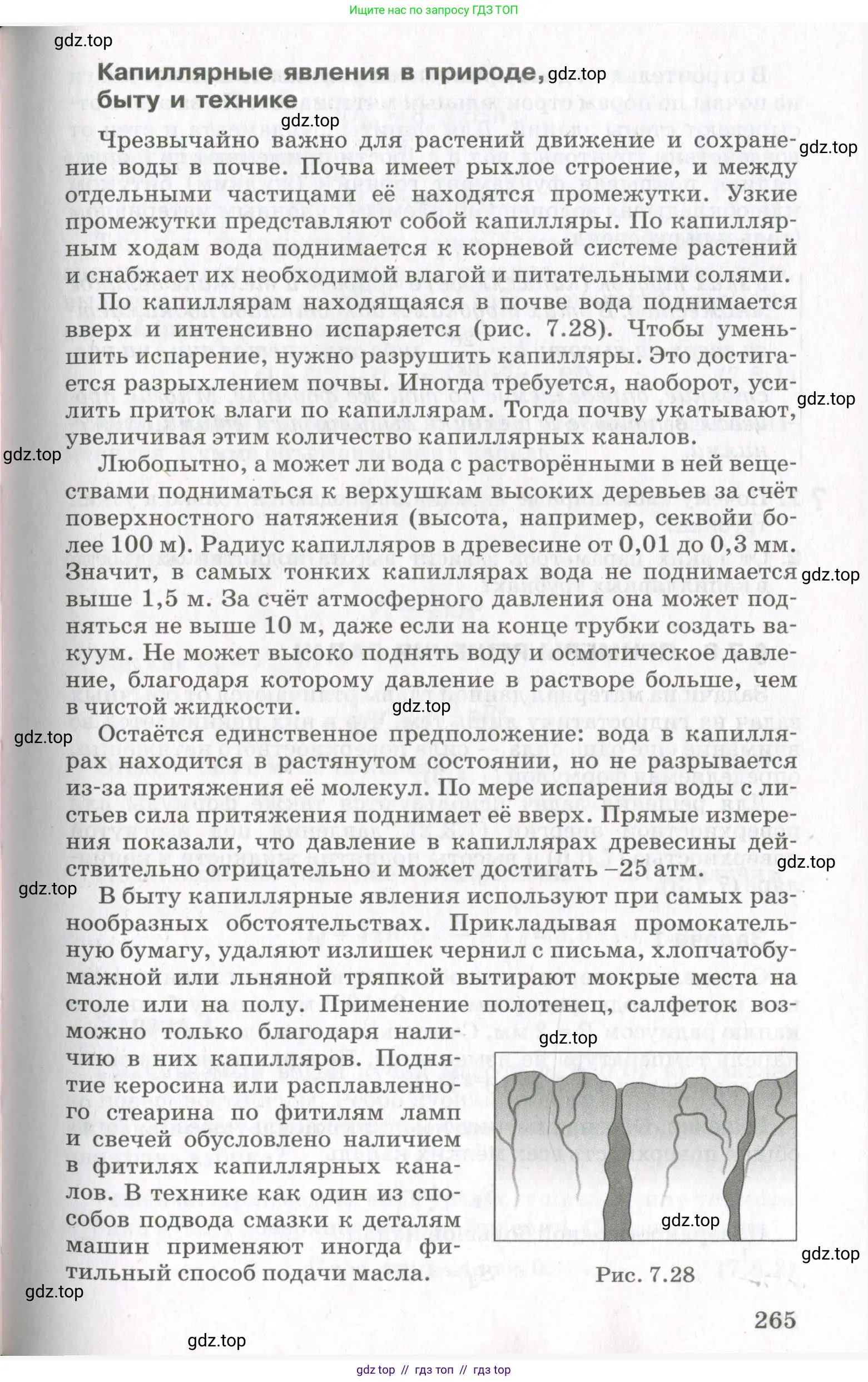 Физика, 10 класс Учебник, авторы: Мякишев Генадий Яковлевич, Синяков Арон Залманович, издательство Просвещение, Москва, 2021, зелёного цвета, страница 265