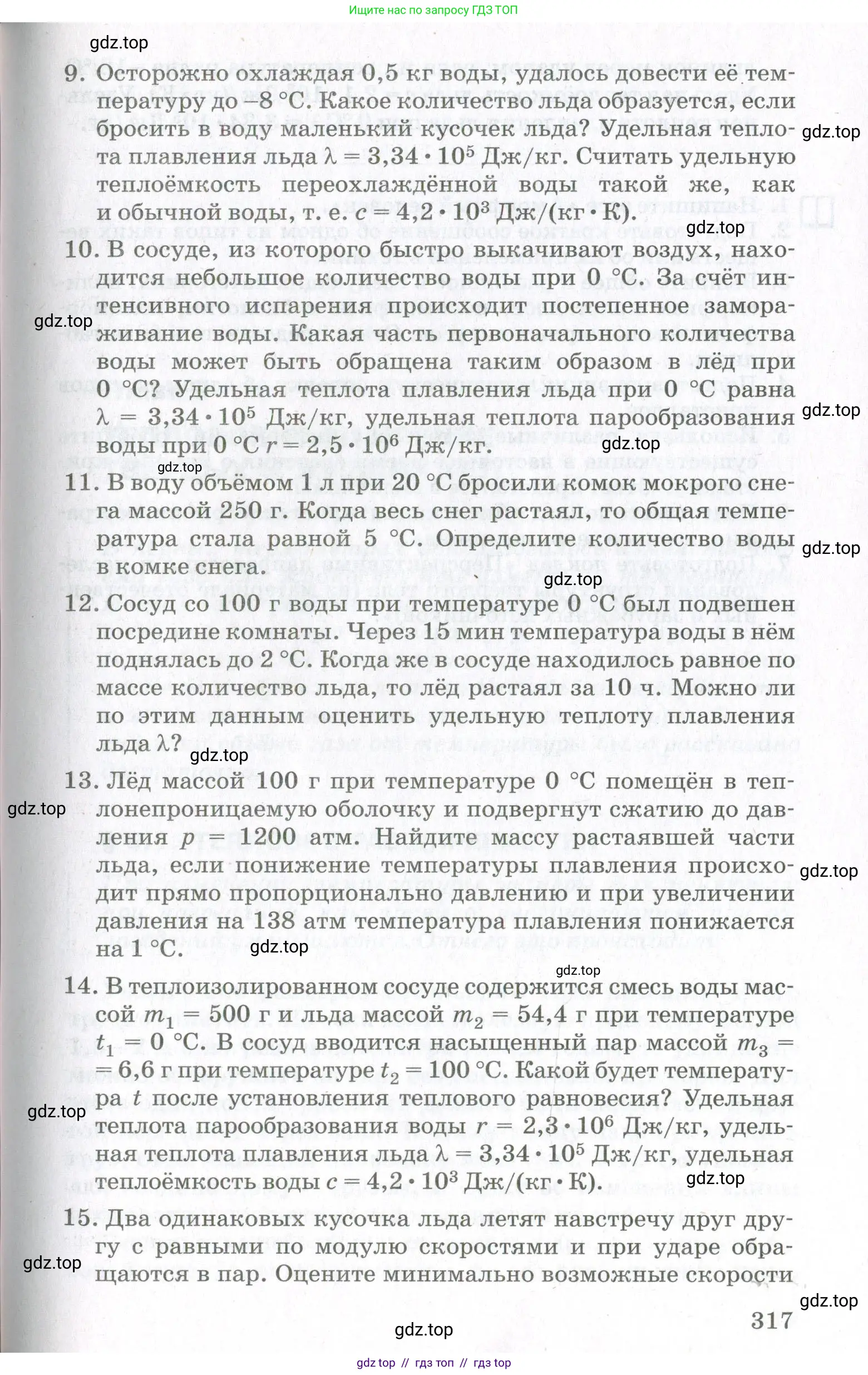 Физика, 10 класс Учебник, авторы: Мякишев Генадий Яковлевич, Синяков Арон Залманович, издательство Просвещение, Москва, 2021, зелёного цвета, страница 317