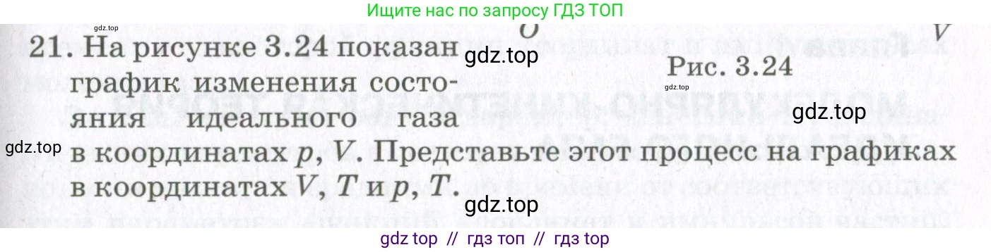 Физика, 10 класс Учебник, авторы: Мякишев Генадий Яковлевич, Синяков Арон Залманович, издательство Просвещение, Москва, 2021, зелёного цвета, страница 99, номер 21, Условие