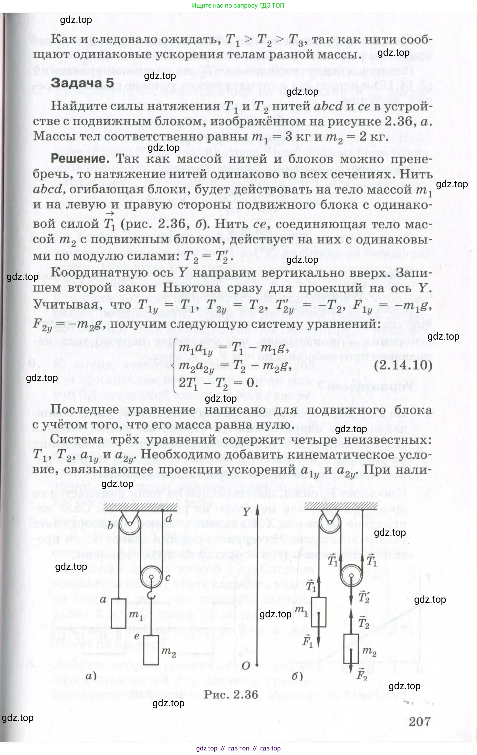 Физика, 10 класс Учебник, авторы: Мякишев Генадий Яковлевич, Синяков Арон Залманович, издательство Просвещение, Москва, 2021, белого цвета, страница 207