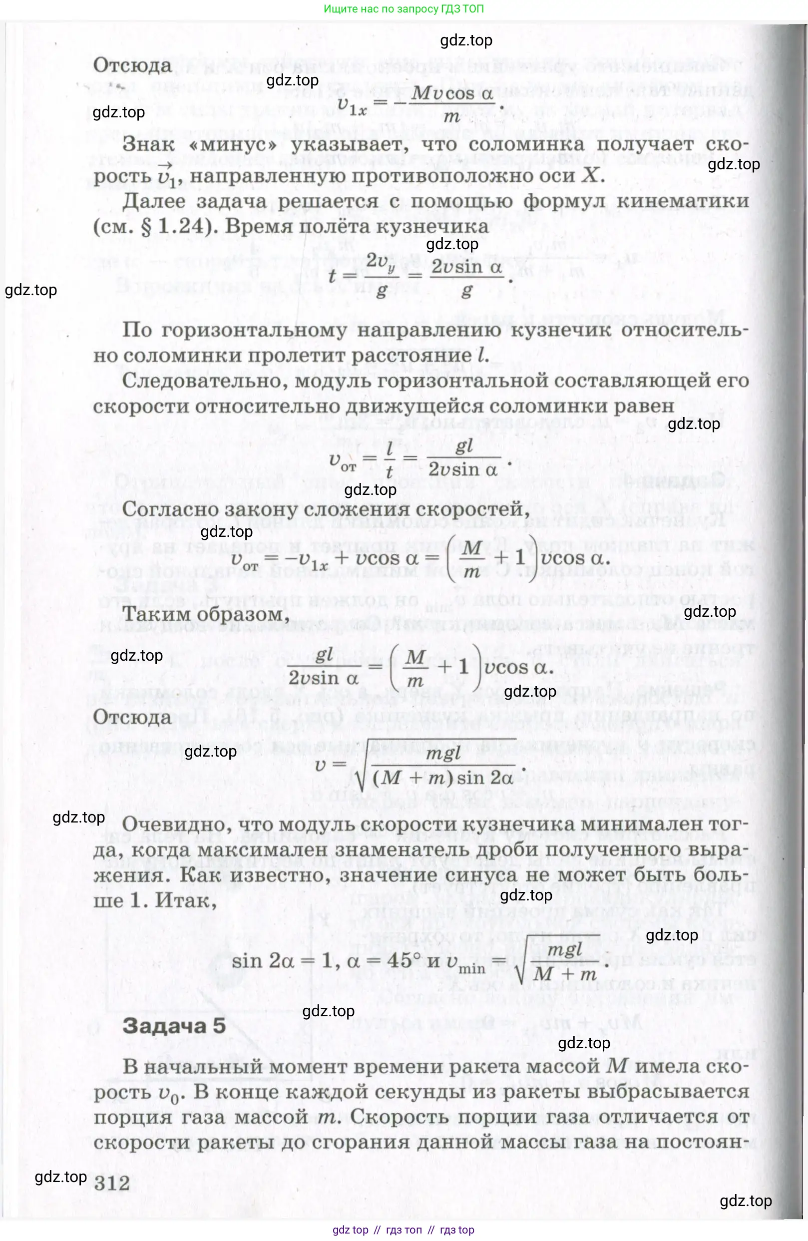 Физика, 10 класс Учебник, авторы: Мякишев Генадий Яковлевич, Синяков Арон Залманович, издательство Просвещение, Москва, 2021, белого цвета, страница 312