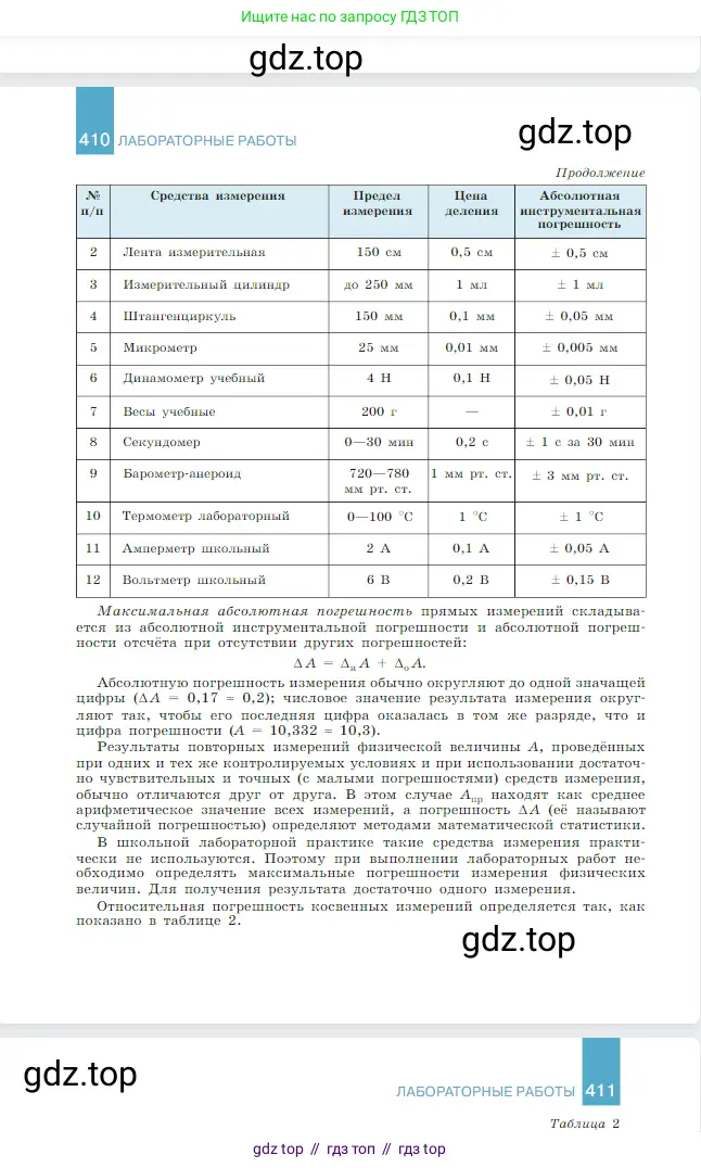 Физика, 10 класс Учебник, авторы: Мякишев Генадий Яковлевич, Буховцев Борис Борисович, Сотский Николай Николаевич, издательство Просвещение, Москва, 2019, страница 411
