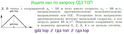 Физика, 10 класс Учебник, авторы: Мякишев Генадий Яковлевич, Буховцев Борис Борисович, Сотский Николай Николаевич, издательство Просвещение, Москва, 2019, страница 48, номер 2, Условие