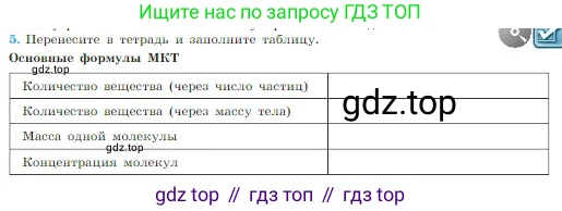 Физика, 10 класс Учебник, авторы: Мякишев Генадий Яковлевич, Буховцев Борис Борисович, Сотский Николай Николаевич, издательство Просвещение, Москва, 2019, страница 191, номер 5, Условие