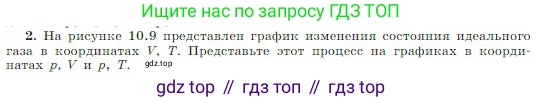 Физика, 10 класс Учебник, авторы: Мякишев Генадий Яковлевич, Буховцев Борис Борисович, Сотский Николай Николаевич, издательство Просвещение, Москва, 2019, страница 235, номер 2, Условие