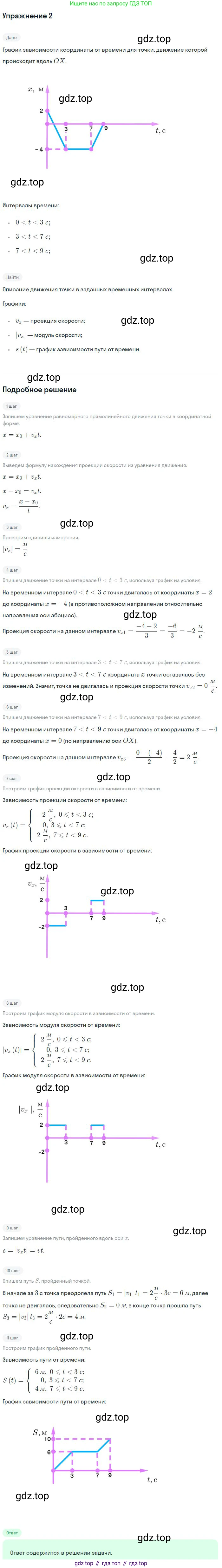 Физика, 10 класс Учебник, авторы: Мякишев Генадий Яковлевич, Буховцев Борис Борисович, Сотский Николай Николаевич, издательство Просвещение, Москва, 2019, страница 26, номер 2, Решение
