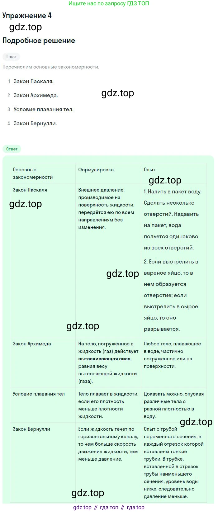Физика, 10 класс Учебник, авторы: Мякишев Генадий Яковлевич, Буховцев Борис Борисович, Сотский Николай Николаевич, издательство Просвещение, Москва, 2019, страница 184, номер 4, Решение