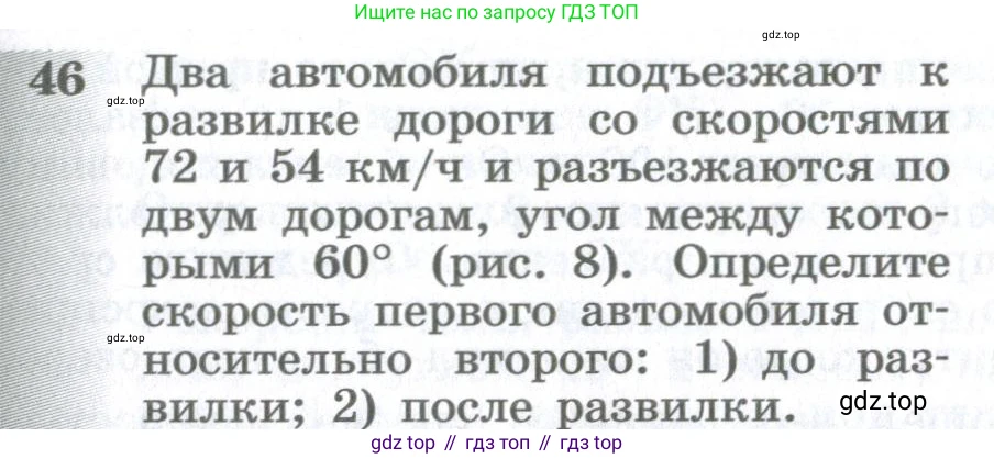 ГДЗ Физика, 10-11 класс Сборник задач, автор: Парфентьева Наталия Андреевна, издательство Просвещение, Москва, 2007, Часть 1, страница 11, номер 46, Условие