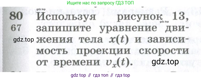 ГДЗ Физика, 10-11 класс Сборник задач, автор: Парфентьева Наталия Андреевна, издательство Просвещение, Москва, 2007, Часть 1, страница 15, номер 80, Условие