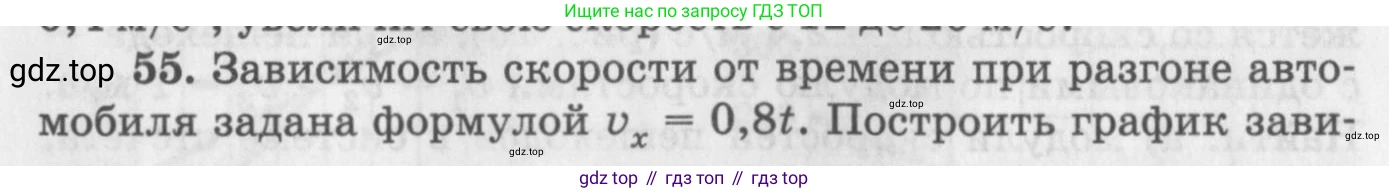 ГДЗ Физика, 10-11 класс Задачник, автор: Рымкевич Андрей Павлович, издательство Просвещение, Москва, 2016, белого цвета, страница 14, номер 55, Условие