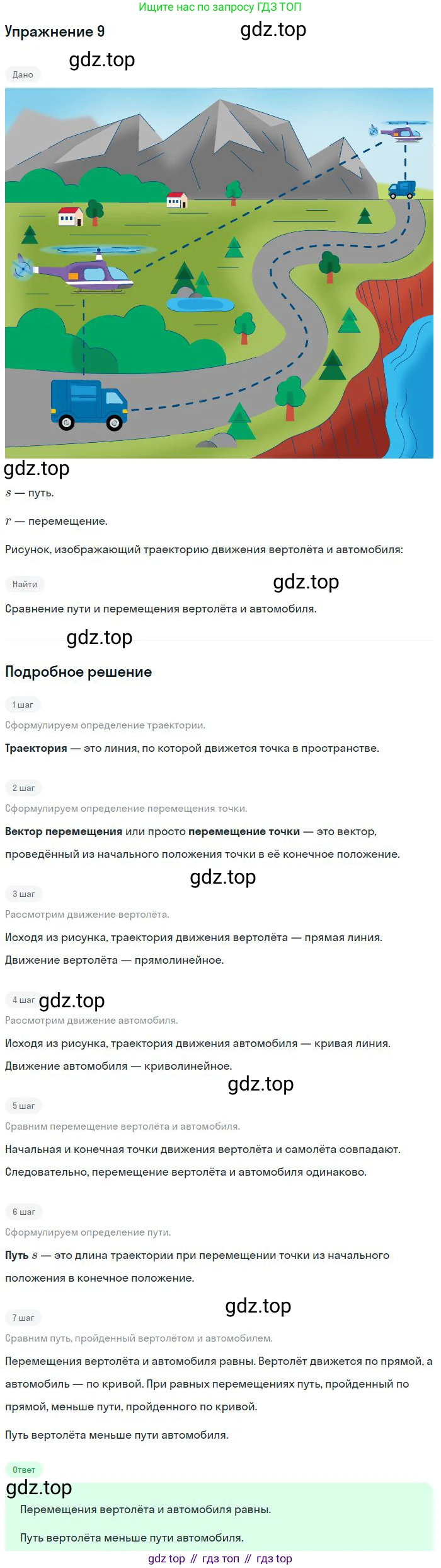 ГДЗ Физика, 10-11 класс Задачник, автор: Рымкевич Андрей Павлович, издательство Просвещение, Москва, 2016, белого цвета, страница 6, номер 9, Решение 2