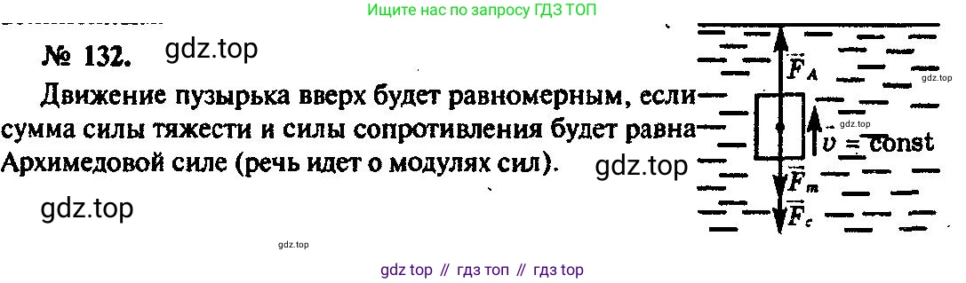 ГДЗ Физика, 10-11 класс Задачник, автор: Рымкевич Андрей Павлович, издательство Просвещение, Москва, 2016, белого цвета, страница 24, номер 132, Решение 3