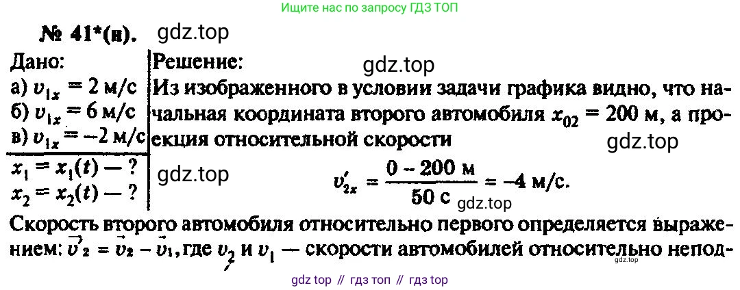 ГДЗ Физика, 10-11 класс Задачник, автор: Рымкевич Андрей Павлович, издательство Просвещение, Москва, 2016, белого цвета, страница 12, номер 41, Решение 3