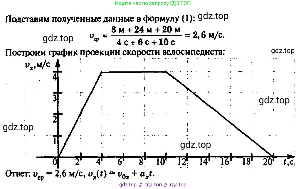 ГДЗ Физика, 10-11 класс Задачник, автор: Рымкевич Андрей Павлович, издательство Просвещение, Москва, 2016, белого цвета, страница 18, номер 84, Решение 3 (продолжение 2)