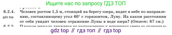 Физика, 11 класс Учебник, авторы: Башарулы Рахметолла, Шункеев Куанышбек Шункеевич, Мясникова Людмила Николаевна, Жантурина Нургул Нигметовна, Бармина Александра Александровна, Аймаганбетова Зухра Кураниевна, издательство Атамұра, Алматы, 2020, голубого цвета, Часть 1, страница 166, номер 6.2.4, Условие
