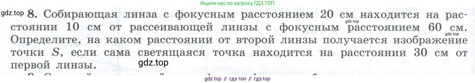 ГДЗ Физика, 11 класс Учебник, авторы: Мякишев Генадий Яковлевич, Буховцев Борис Борисович, Чаругин Виктор Максимович, издательство Просвещение, Москва, 2019, страница 202, номер 8, Условие
