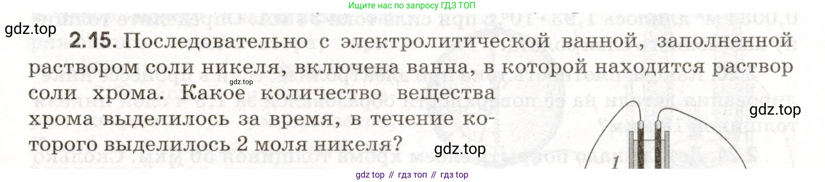 ГДЗ Физика, 11 класс Сборник задач, авторы: Заболотский Алексей Алексеевич, Комиссаров Владимир Фёдорович, Петрова Мария Арсеньевна, издательство Дрофа, Москва, 2020, оранжевого цвета, страница 39, номер 2.15, Условие