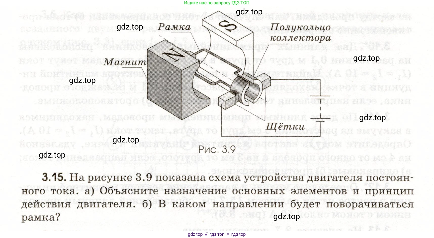 ГДЗ Физика, 11 класс Сборник задач, авторы: Заболотский Алексей Алексеевич, Комиссаров Владимир Фёдорович, Петрова Мария Арсеньевна, издательство Дрофа, Москва, 2020, оранжевого цвета, страница 54, номер 3.15, Условие