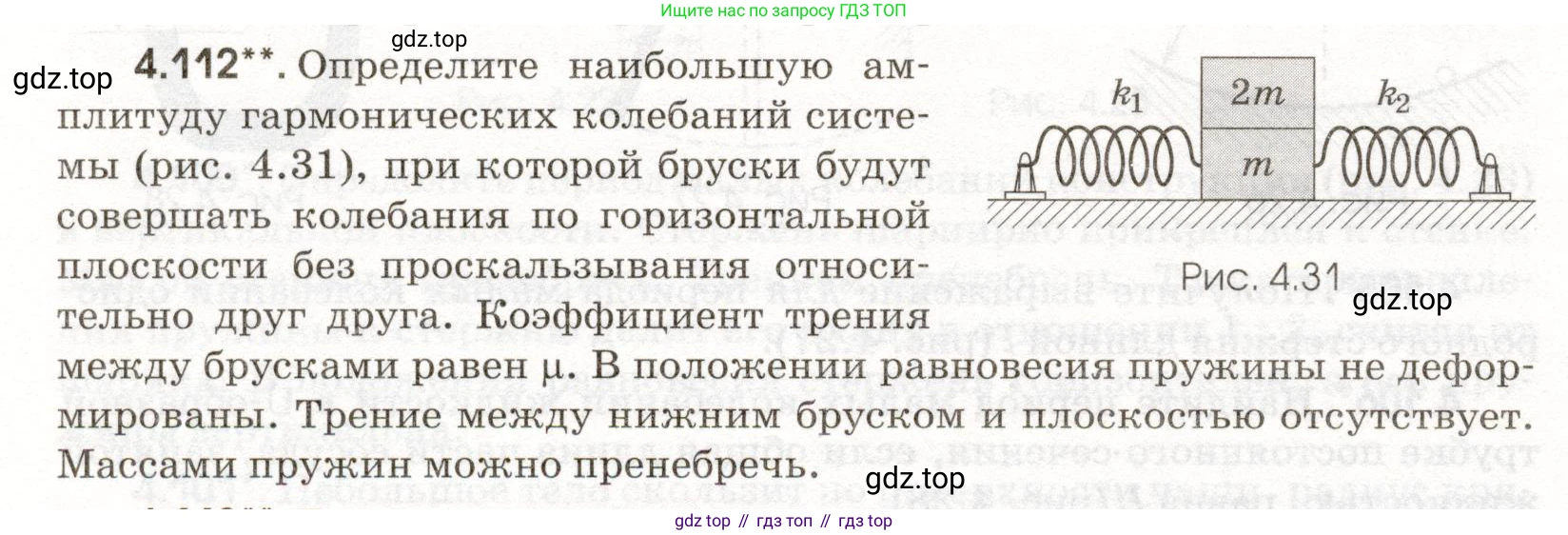 ГДЗ Физика, 11 класс Сборник задач, авторы: Заболотский Алексей Алексеевич, Комиссаров Владимир Фёдорович, Петрова Мария Арсеньевна, издательство Дрофа, Москва, 2020, оранжевого цвета, страница 100, номер 4.112, Условие