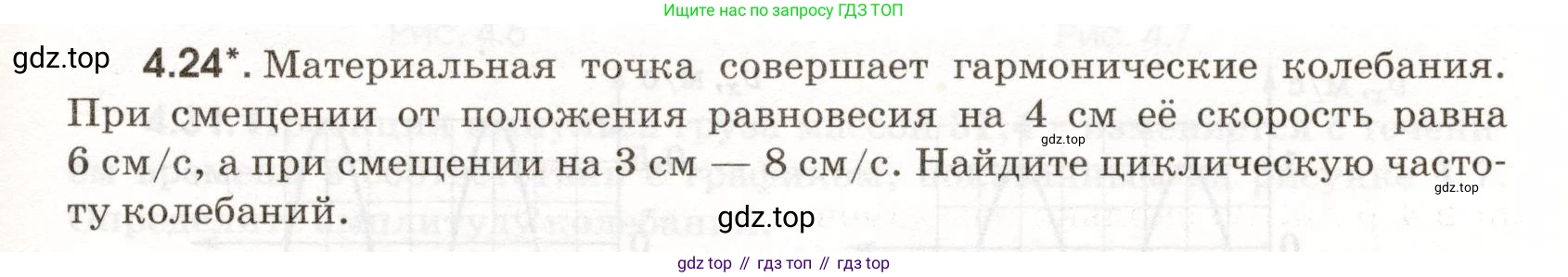 ГДЗ Физика, 11 класс Сборник задач, авторы: Заболотский Алексей Алексеевич, Комиссаров Владимир Фёдорович, Петрова Мария Арсеньевна, издательство Дрофа, Москва, 2020, оранжевого цвета, страница 87, номер 4.24, Условие