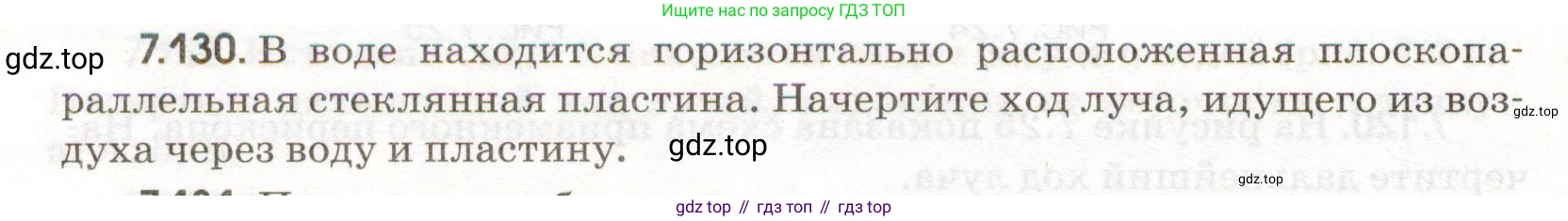 ГДЗ Физика, 11 класс Сборник задач, авторы: Заболотский Алексей Алексеевич, Комиссаров Владимир Фёдорович, Петрова Мария Арсеньевна, издательство Дрофа, Москва, 2020, оранжевого цвета, страница 162, номер 7.130, Условие