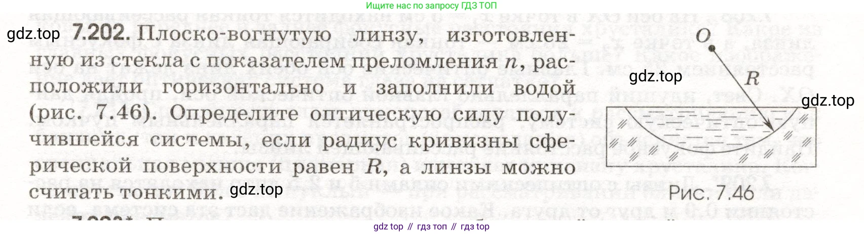 ГДЗ Физика, 11 класс Сборник задач, авторы: Заболотский Алексей Алексеевич, Комиссаров Владимир Фёдорович, Петрова Мария Арсеньевна, издательство Дрофа, Москва, 2020, оранжевого цвета, страница 173, номер 7.202, Условие