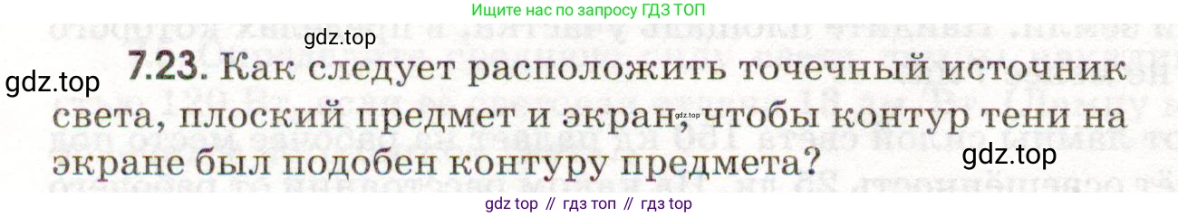 ГДЗ Физика, 11 класс Сборник задач, авторы: Заболотский Алексей Алексеевич, Комиссаров Владимир Фёдорович, Петрова Мария Арсеньевна, издательство Дрофа, Москва, 2020, оранжевого цвета, страница 148, номер 7.23, Условие