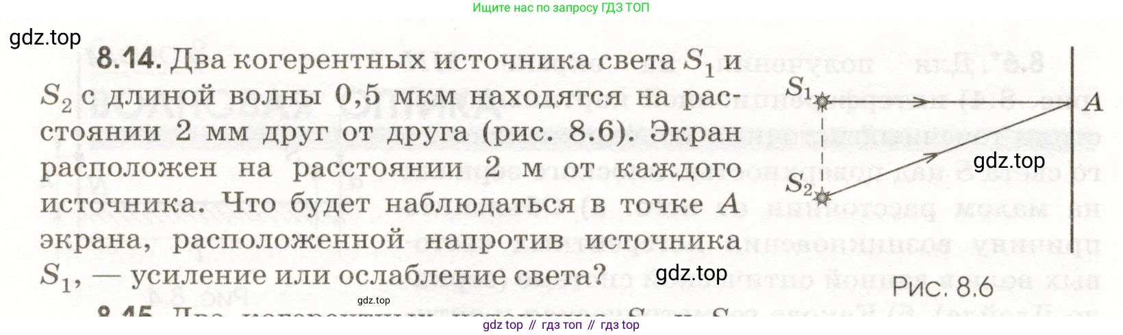 ГДЗ Физика, 11 класс Сборник задач, авторы: Заболотский Алексей Алексеевич, Комиссаров Владимир Фёдорович, Петрова Мария Арсеньевна, издательство Дрофа, Москва, 2020, оранжевого цвета, страница 182, номер 8.14, Условие