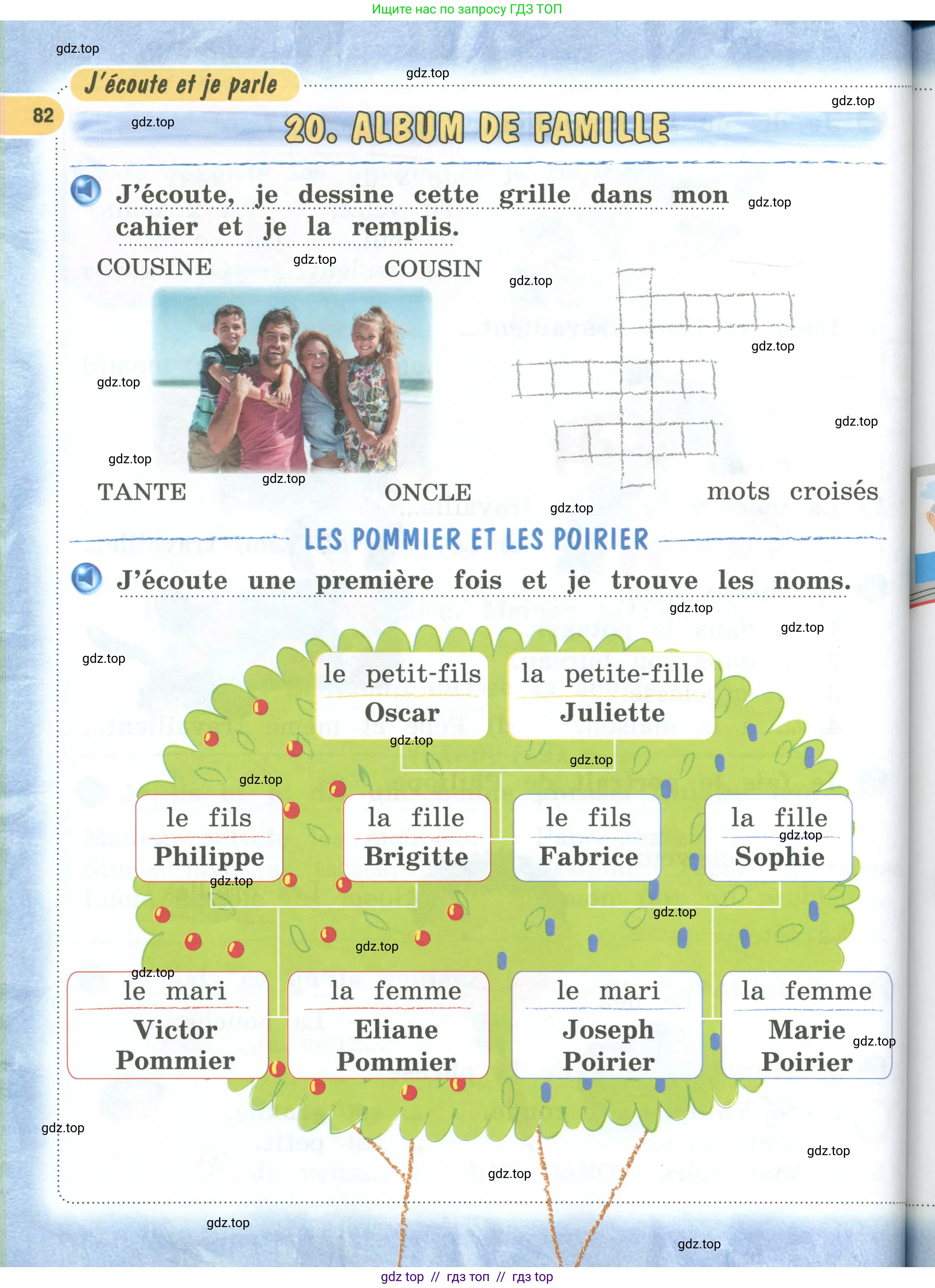 Французский язык, 2 класс Учебник, авторы: Кулигина Антонина Степановна (Kouliguina A), Кирьянова Мария Георгиевна (Kirianova M), издательство Просвещение, Москва, 2023, страница 82