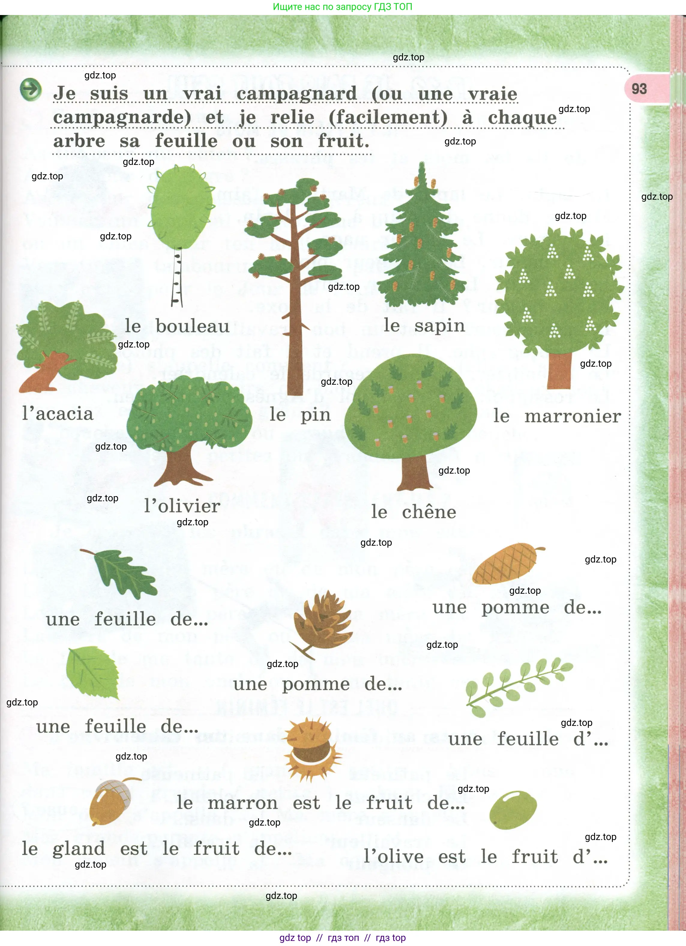 Французский язык, 2 класс Учебник, авторы: Кулигина Антонина Степановна (Kouliguina A), Кирьянова Мария Георгиевна (Kirianova M), издательство Просвещение, Москва, 2023, страница 93