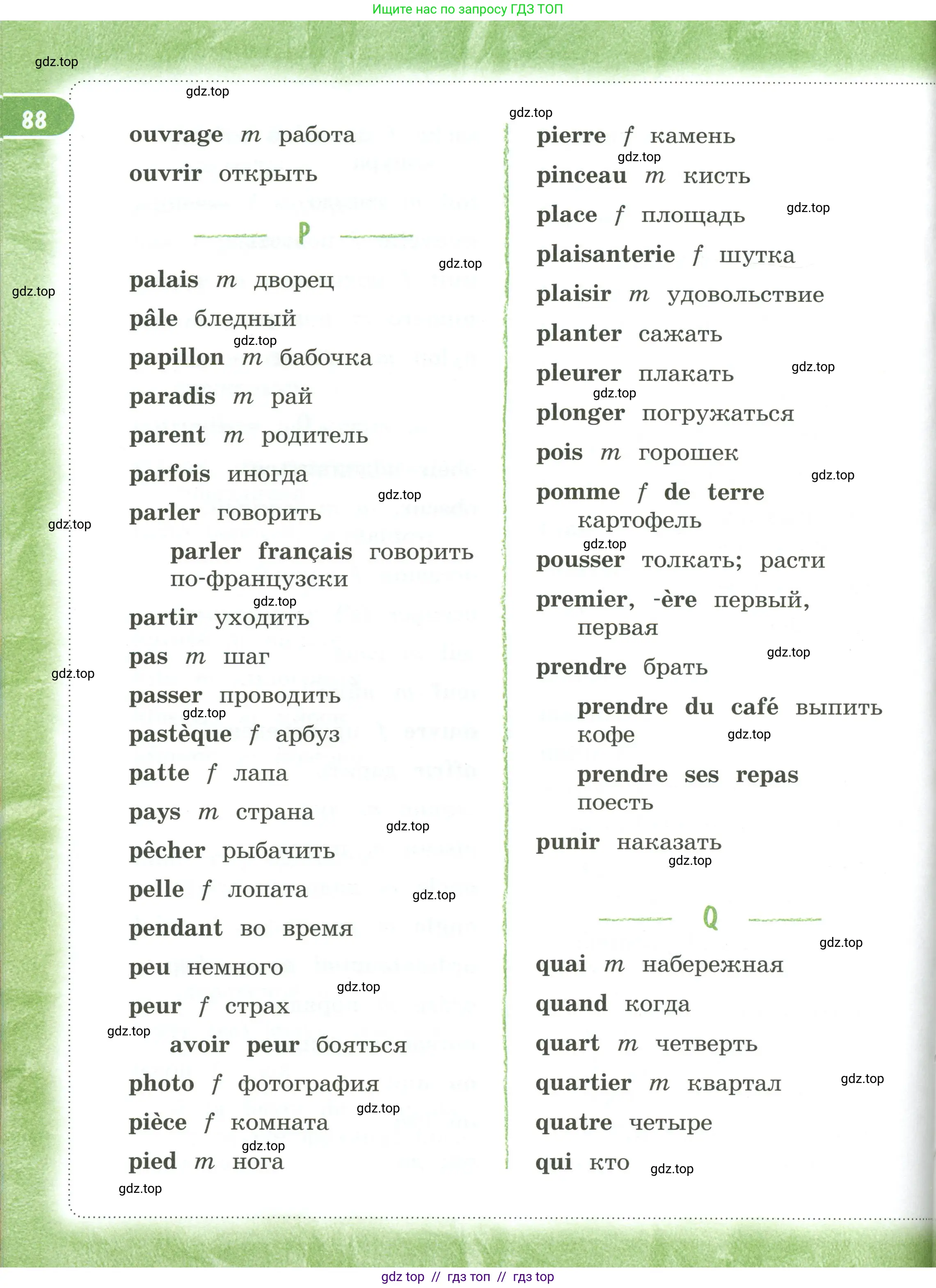 Французский язык, 3 класс Учебник, авторы: Кулигина Антонина Степановна (Kouliguina A), Кирьянова Мария Георгиевна (Kirianova M), издательство Просвещение, Москва, 2023, страница 88