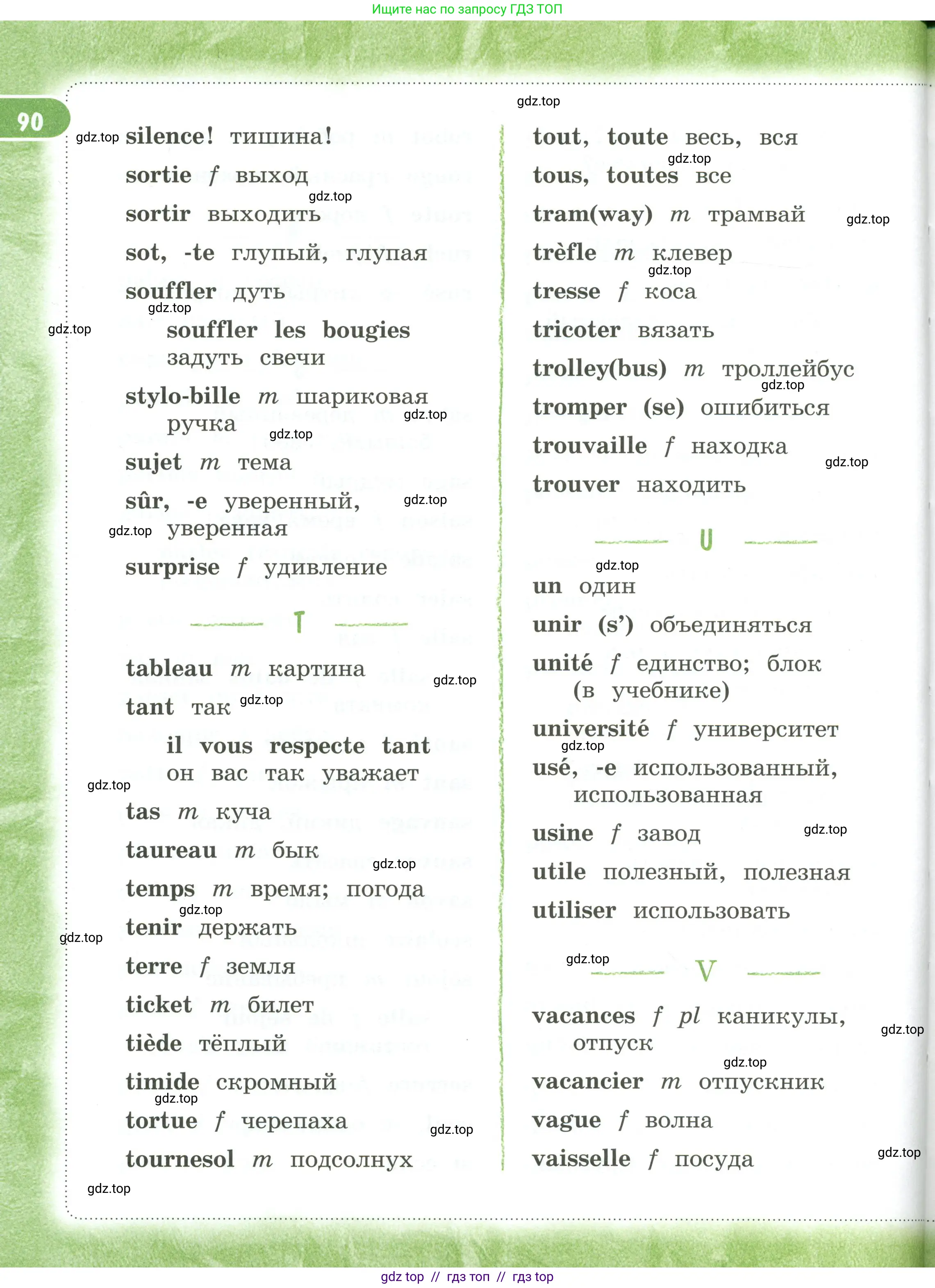 Французский язык, 3 класс Учебник, авторы: Кулигина Антонина Степановна (Kouliguina A), Кирьянова Мария Георгиевна (Kirianova M), издательство Просвещение, Москва, 2023, страница 90