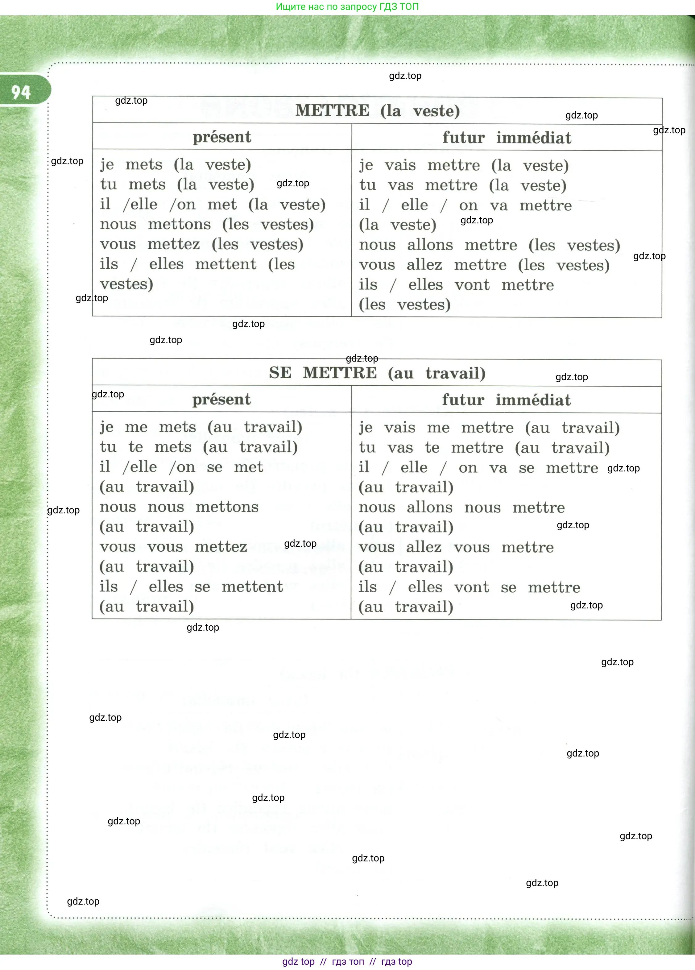 Французский язык, 3 класс Учебник, авторы: Кулигина Антонина Степановна (Kouliguina A), Кирьянова Мария Георгиевна (Kirianova M), издательство Просвещение, Москва, 2023, страница 94