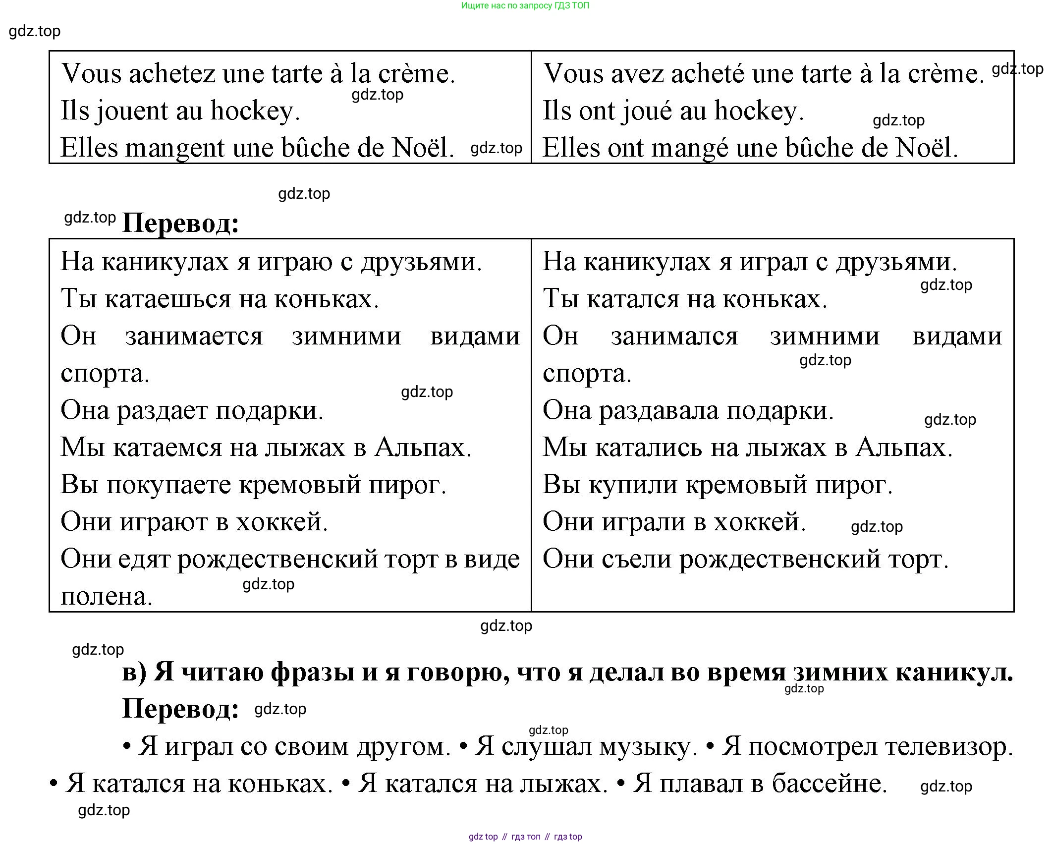 ГДЗ Французский язык, 3 класс Учебник, авторы: Кулигина Антонина Степановна (Kouliguina A), Кирьянова Мария Георгиевна (Kirianova M), издательство Просвещение, Москва, 2023, Часть 2, страница 7, Решение (продолжение 2)
