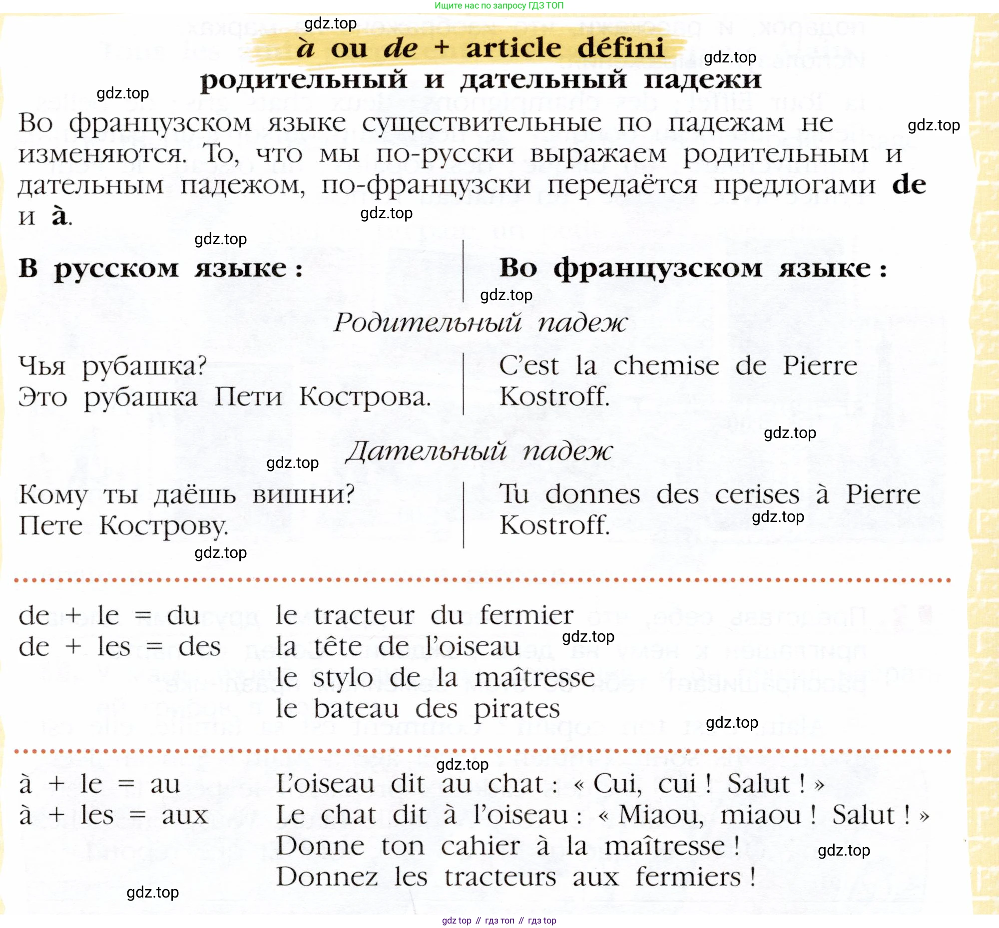 Французский язык, 5 класс Учебник, авторы: Береговская Эда Моисеевна (Bérégovskaïa E), Белосельская Татьяна Васильевна (Bélosselskaïa T), издательство Просвещение, Москва, 2023, голубого цвета, Часть 1, страница 91, номер 14, Условие (продолжение 2)