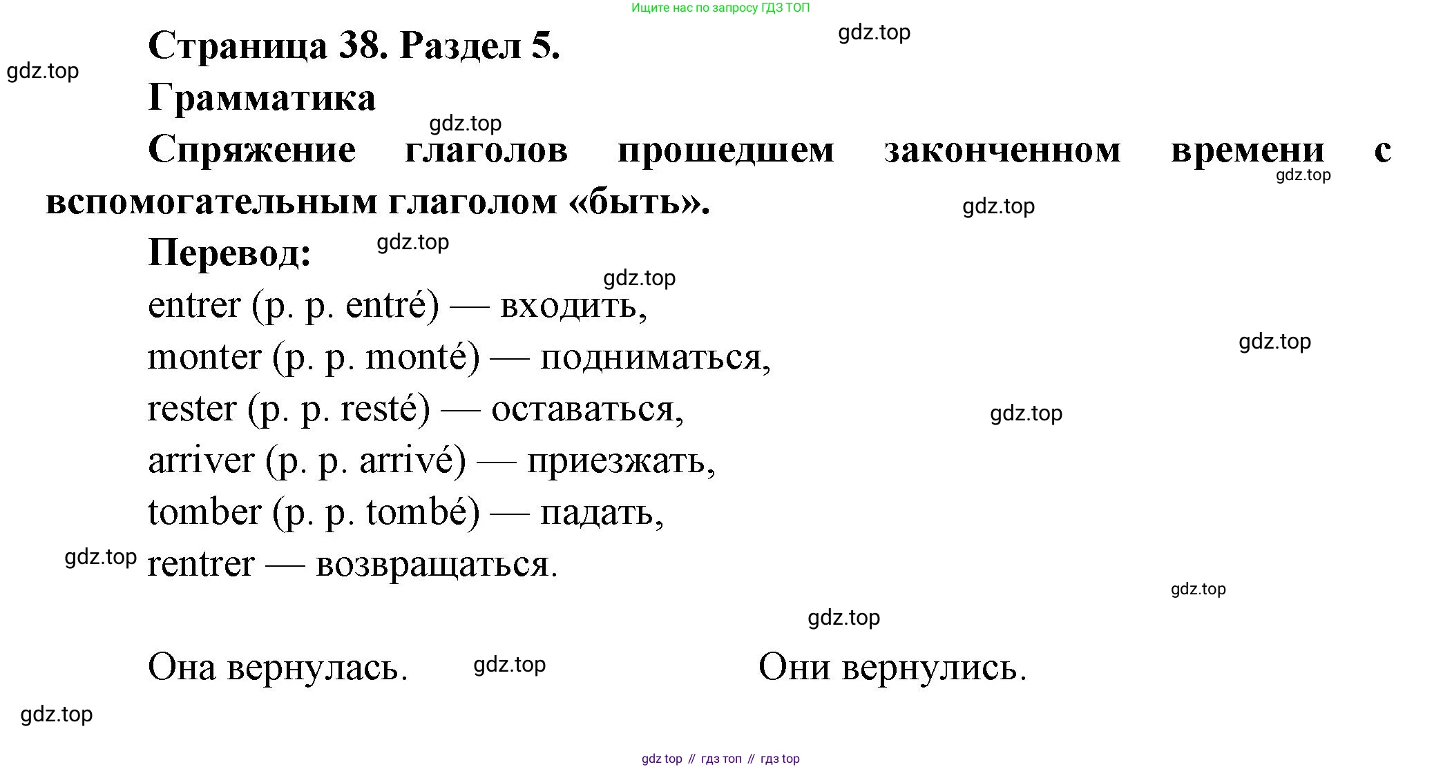 Французский язык, 5 класс Учебник, авторы: Береговская Эда Моисеевна (Bérégovskaïa E), Белосельская Татьяна Васильевна (Bélosselskaïa T), издательство Просвещение, Москва, 2023, голубого цвета, Часть 2, страница 38, номер 26, Решение (продолжение 2)